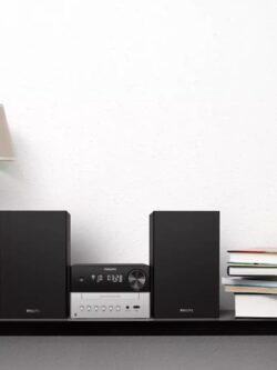 Minicomponente Equipo Philips Bluetooth Cd Fm Usb Color Plateado Potencia Rms 18 W