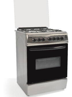 Cocina Delne 4 Hornallas Gas Acero Inox. Termocupla 60cm Color Acero Inoxidable
