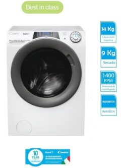 Lavasecarropas Candy Rpw41496bwmr-80 14 Kg + 9 Kg Inv Albion