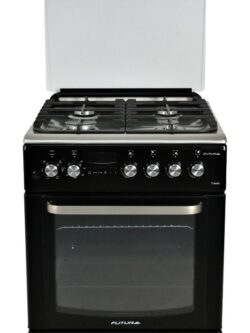 Cocina Combinada Futura Plus Fut-60cm4b Toledo Negra Albion