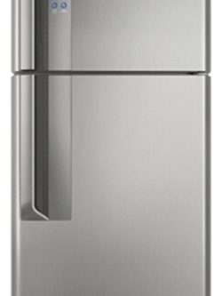 Heladera Con Freezer Inverter Electrolux Top Freezer If55 Color Plata Con Capacidad De 431l