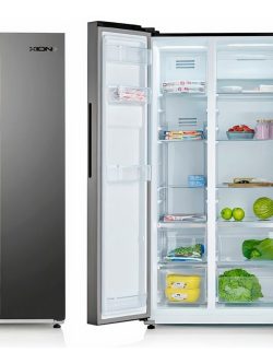 Heladera Xion Side By Side Inoxidable Frio Seco 436l Dimm