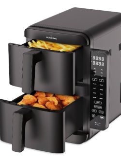 Freidora Sin Aceite Digital Doble Punktal Pk-390 Fd Albion