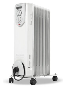 Radiador Smartlife 7 Elementos 1500w 3 Niveles Y Protección Color Blanco