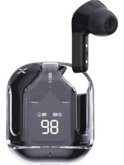 Auriculares Inalambricos Bluetooth Xion Aux400 + Estuche Color Negro