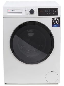 Lavarropas Carga Frontal James Lr 7990 Inv 7kg Inverter Eh Color Blanco