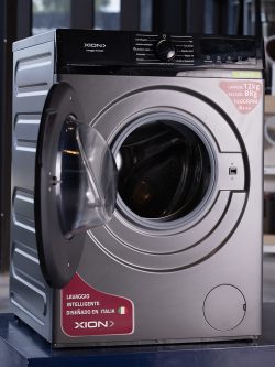 Lavasecarropas C/frontal 12 Kg / 8 Kg- Inverter Xi-lse1280 Gris Oscuro