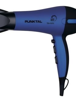 Secador De Cabello Punktal Iónico Profesional 2200w Color Violeta/negro